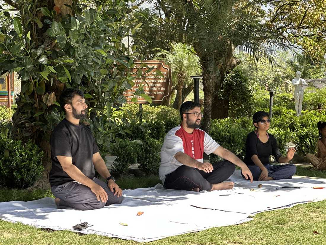 Outdoor meditation